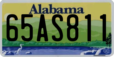 AL license plate 65AS811