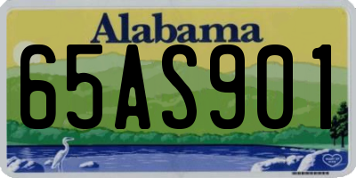 AL license plate 65AS901