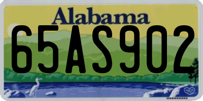 AL license plate 65AS902