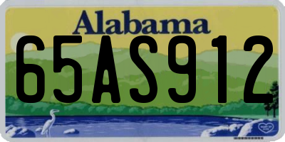 AL license plate 65AS912