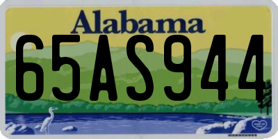 AL license plate 65AS944