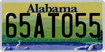 AL license plate 65AT055