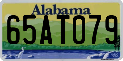 AL license plate 65AT079