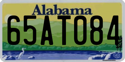 AL license plate 65AT084