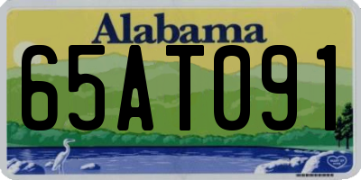 AL license plate 65AT091