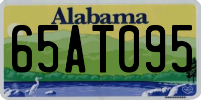 AL license plate 65AT095