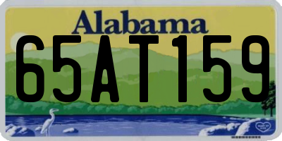 AL license plate 65AT159