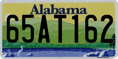 AL license plate 65AT162