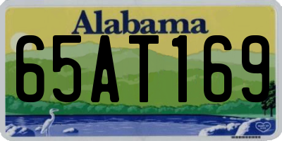 AL license plate 65AT169