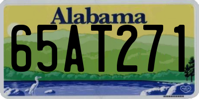 AL license plate 65AT271