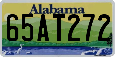 AL license plate 65AT272