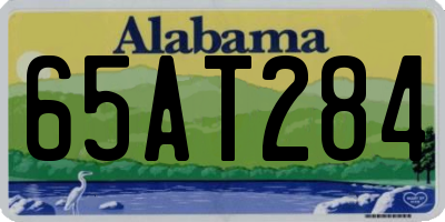AL license plate 65AT284