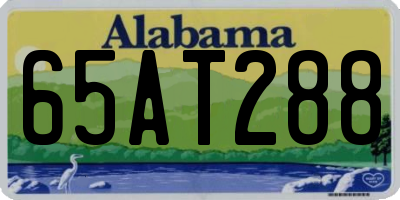 AL license plate 65AT288