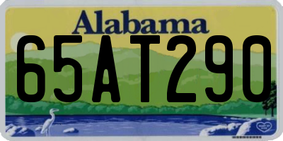 AL license plate 65AT290