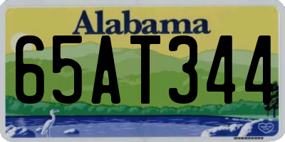 AL license plate 65AT344