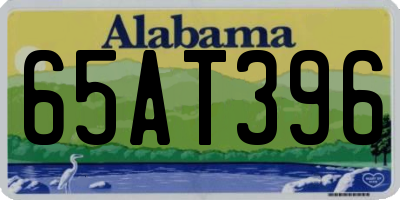 AL license plate 65AT396