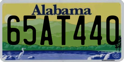 AL license plate 65AT440