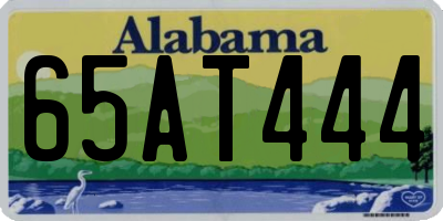 AL license plate 65AT444