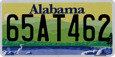 AL license plate 65AT462