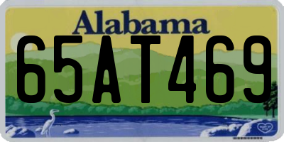 AL license plate 65AT469