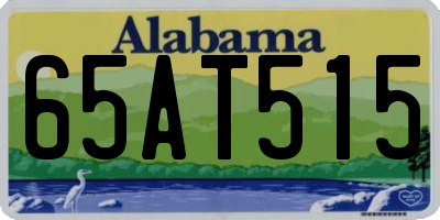 AL license plate 65AT515