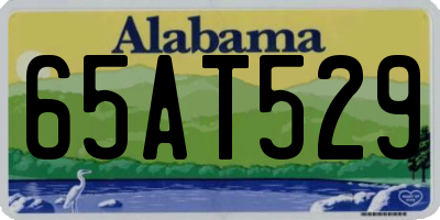 AL license plate 65AT529
