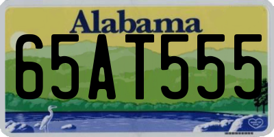 AL license plate 65AT555