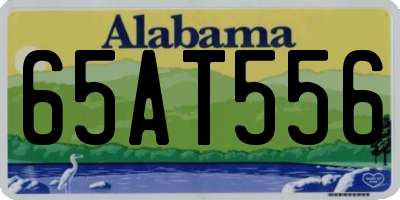 AL license plate 65AT556