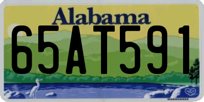 AL license plate 65AT591