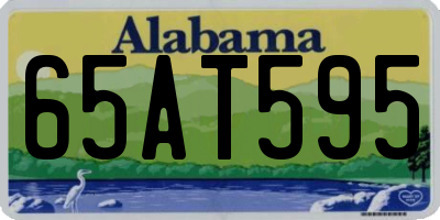 AL license plate 65AT595
