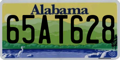 AL license plate 65AT628