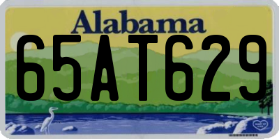 AL license plate 65AT629