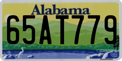 AL license plate 65AT779