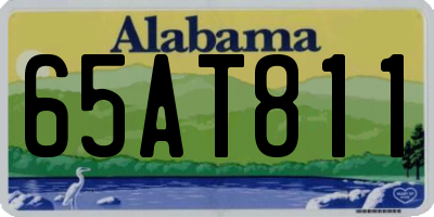 AL license plate 65AT811