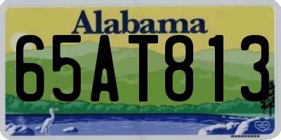 AL license plate 65AT813