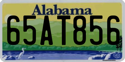 AL license plate 65AT856