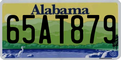 AL license plate 65AT879