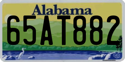 AL license plate 65AT882