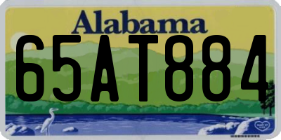 AL license plate 65AT884