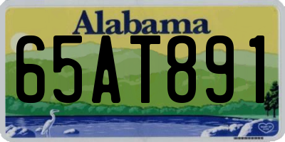 AL license plate 65AT891