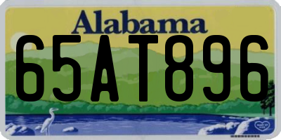 AL license plate 65AT896