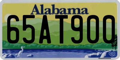 AL license plate 65AT900