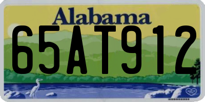 AL license plate 65AT912