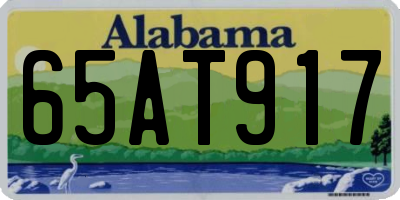 AL license plate 65AT917
