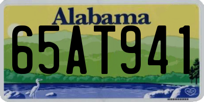 AL license plate 65AT941