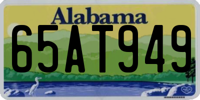 AL license plate 65AT949