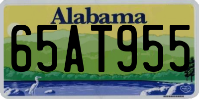 AL license plate 65AT955
