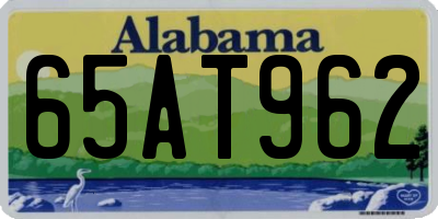 AL license plate 65AT962