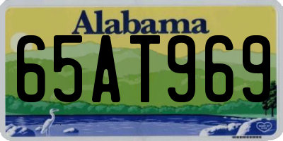 AL license plate 65AT969