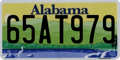 AL license plate 65AT979